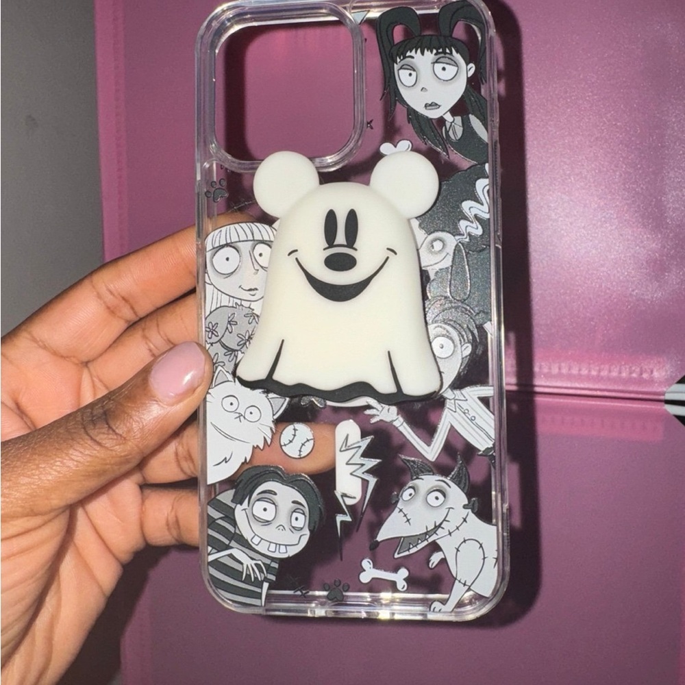iPhone 15 pro max frankenweenie protective case with ghost pop out